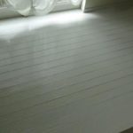 セルフリノベーション♪フローリングを白くペイントする