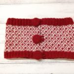 北欧柄の編み物~ワンズの腹巻~